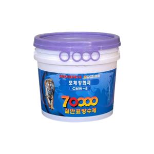 칠만표방수제 모체강화제 CMW-8 10L 셀프방수 옥상방수 공사 바닥강화(붓+장갑)