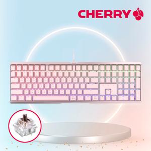 [국내정품] 체리 MX BOARD 3.0S MX2A RGB 기계식 유선 키보드 핑크 갈축