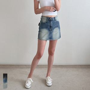 여성 여름 청 치마 데님 미니 스커트 짧은 흑청 연청 키작녀 키큰녀 빅사이즈