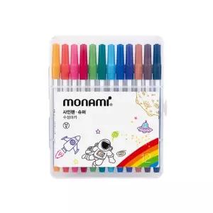 (12색) 슈퍼사인펜/모나미/싸인펜/컬러펜/칼라펜/색사인펜/세트/사인펜/학용품/신학기/미술/문구용/신학기