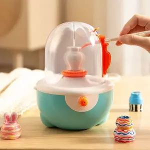 미니 아트 도자기 만들기 DIY 인테리어 소품 취미 만들기 USB 연결 작동 메뉴얼