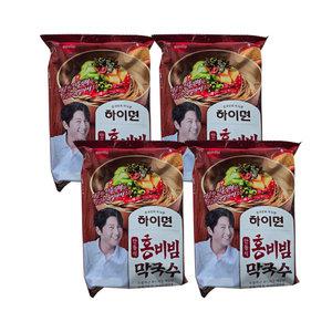 삼립 하이면 안동식 홍비빔 막국수 422g 4개