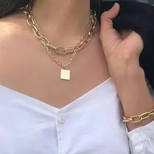 사슬 레이어드 목걸이 체인목걸이 클립목걸이 볼드 굵 사슬체인 체인목걸이 볼드목걸이
