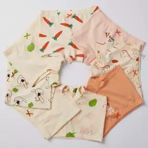 스콕스 주니어 여아 아동 유아 초등 사각 드로즈 팬티 8매 세트 WPS-960