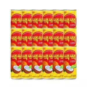 롯데칠성 쌕쌕 오렌지 240ml 18개입/캔음료/무배