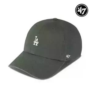 47브랜드 LA 다저스 스몰 로고 MLB 엠엘비 볼캡 야구 모자 모스 B-BSRNR12GWS-MSA