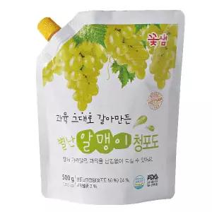 꽃샘 별난알맹이 청포도 500g