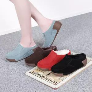 [트리샤]가죽 퍼안감 심플 블로퍼 CNK056