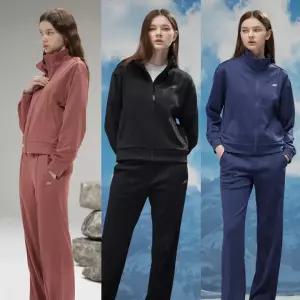 [스케쳐스]여성 캐주얼 스트레치 웜 트랙셋업(자켓 팬츠) 3종