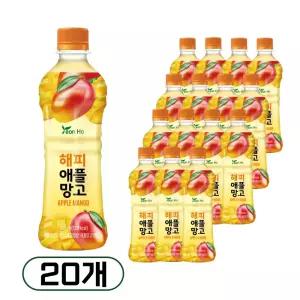 연호음료 해피 애플망고 350ml * 20개