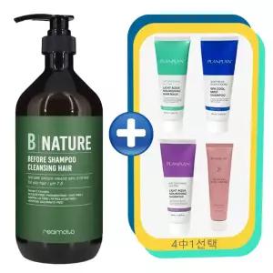 리얼모토 네이처 클렌징 케어 비포 샴푸 1000ml + 플랑플랑 헤어제품 