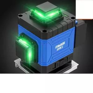 라인 수평기 소형 레벨기 미니 줄자 레이저 직각기 블루라이트+8라인+배터리2개