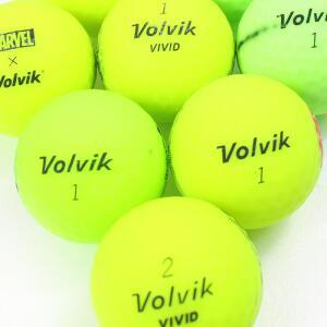 로스트볼 볼빅 A급 무광볼 비비드 그린 60개