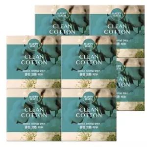 해피바스 퓨어 코튼플라워 퍼퓸 비누 목화향 90g x8개입