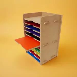 색종이 정리함 보관함 케이스 정리 선반