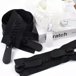 대형 지퍼 더블 슬라이더 다운 점퍼 재킷 코트 천막 텐트 지퍼 장식