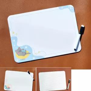 솜솜이네 미니 양면 화이트보드 (size 30x21 cm) 보드판 미니칠판 도전골든벨 보드