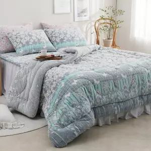 다올단델리안 겨울이불 착번 밍크 극세사 차렵이불 침구세트 SS/Q