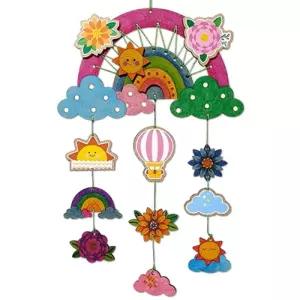 나무 스티커 모빌 만들기 - 무지개/초등/돌봄/인테리어/장식/취미용/어린이집/행사/단체/유아/미술용품