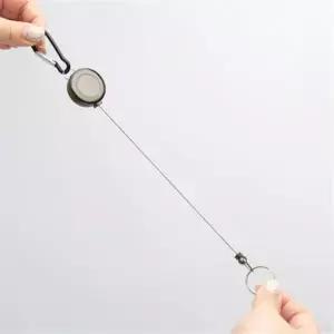 와이어 릴 고리 비너 버클 키홀더 분실방지 스트랩 신분증 출입증 ID카드 색상다양