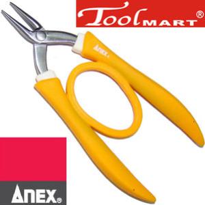 일본正品ANEX정밀세공용플라이어no.253+공예귀금속diy전용집게+전체길이140mm+그립타입고급형-툴마트