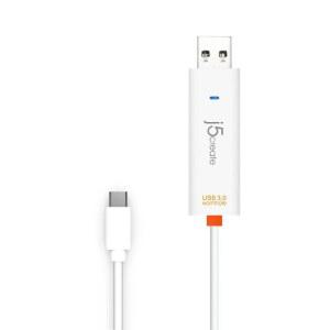 j5c ate 웜홀 스위치 데이터 Win Mac JUC501 전송 C타입 공유 케이블 USB