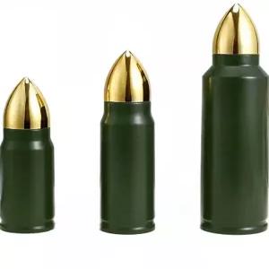 총알 모양 보온병 텀블러 보온 보냉 탄피 특이한 예쁜