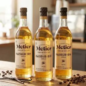 CJ 메티에 바닐라향시럽 엠 750ml x 8개 행사상품