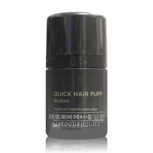 더페이스샵 퀵 헤어퍼프 04 블랙 7g 흑채 헤어쿠션