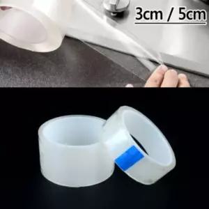 3M 셀프 틈새 곰팡이 차단 투명 방수 테이프 인덕션 사이 오염 방지 주방 욕실 싱크대 가스 렌지 위생 관리