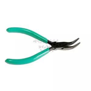 일본 케이바 KEIBA 미니 롱노즈 HB-D04 라디오펜치 소형 곡형 홈 없는