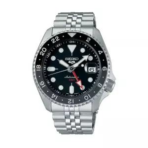 [세이코알바]세이코 남성 남자 블랙 실버 오토매틱 메탈시계 SSK001K1