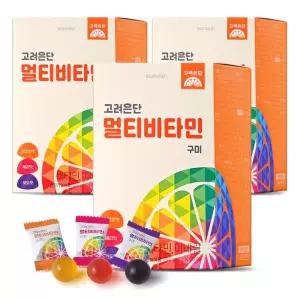 고려은단 멀티비타민 구미 60구미 3개 비타민 미네랄 D