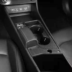 쏘나타 디엣지 컵홀더 카본몰딩 커버 튜닝 용품