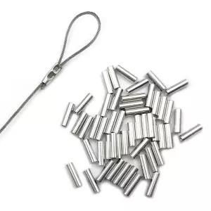 롱슬리브 압착형 와이어 고리 만들기 부속 링터미널 원통형 압착단자 짠짠이 페럴 케이블 커넥터 고정 연결