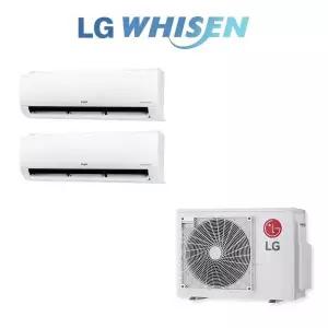 LG휘센 1등급 벽걸이 에어컨 2IN1 6평+6평 다배관 올인원 멀티조합 2대 ND