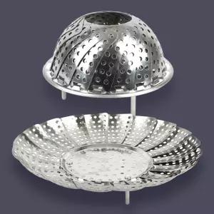 스텐 삼발이 특대 접이식찜기 받침 솥이찜판 만두 찜솥 만능 식기 찜판 솥이 찜기 냄비