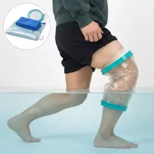 깁스방수커버 무릎 양방향 기브스 샤워 목욕 통깁스 성인용 4종 건조 고리 파우치