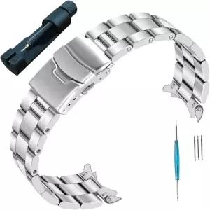 20mm 곡선형 끝 스테인리스 스틸 시계 밴드 시티즌 NY0040-09E NY0040-17L NY0040-09W NY0040-50E NY0086