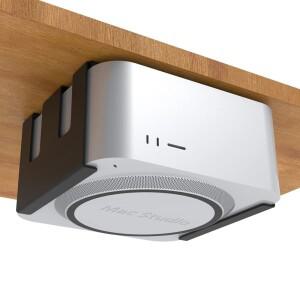 Apple Mac Studio M4 Max M3 Ultra M2 M1 호스트 용 데스크탑 하단 벽 브래킷 스탠드 데스크 마운트 아래