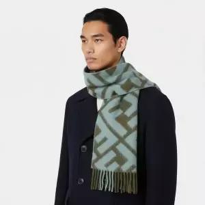 [펜디] FF 자카드 머플러 그린 152067753