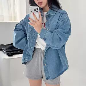 [에이와비] #AWABMADE:_또또데님루즈핏셔츠 -1color