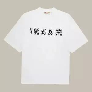 [마르니] 플라워 로고 여성 반팔티 146733057