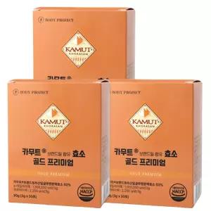바디프로젝트 카무트 효소 골드 프리미엄3g 30개입 3개