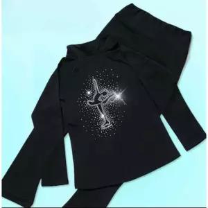 피겨 연습복 스케이트 트레이닝복 여성 재킷 순수 스케이