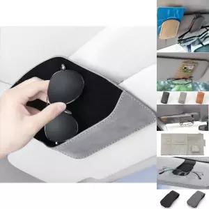 TKB 차량용 레더쉽 슬림 썬바이저 선글라스포켓/자동차/포켓/안경/거치대/걸이/썬글라스/케이스/클립/썬바