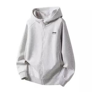 지프스피릿 헤비웨이트 미니멀 후드 집업 D1918+열쇠 고리