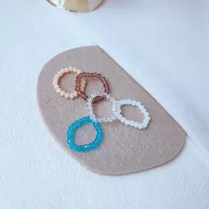 레이어드 데일리 아크릴 심플 슬림비즈반지 링 슬림 ECp5+1Wiu