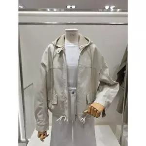 [NS홈쇼핑][이프네]후드탈착 페이크 레더 자켓(IQ2QWLJ04)[35743498]