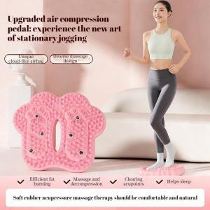 2개/세트 미끄럼 방지 지압 발 마사지 패드 풍선식 강력 흡착판 접이식 휴대용 배수구